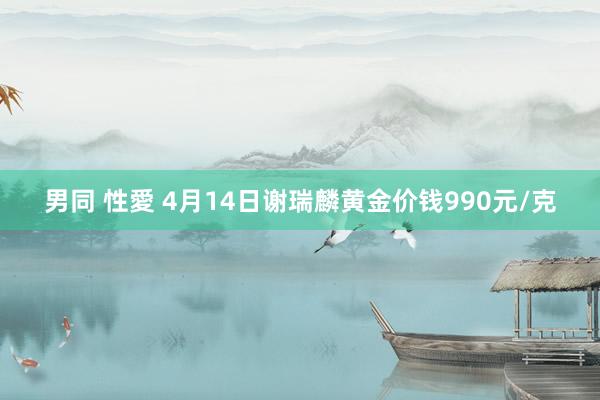 男同 性愛 4月14日谢瑞麟黄金价钱990元/克